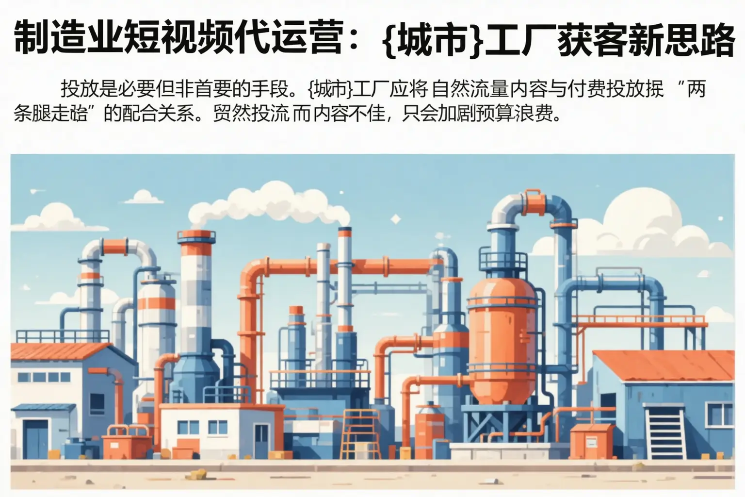 制造业短视频代运营：西林工厂获客新思路